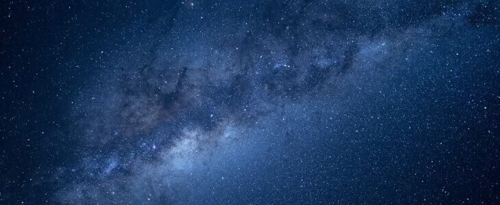 space with the stars