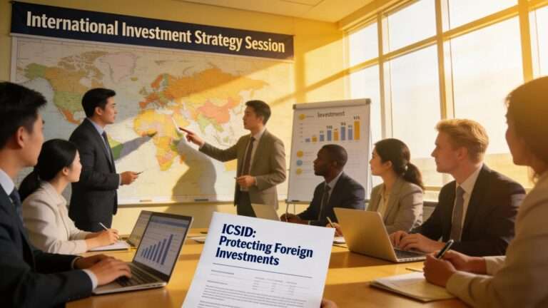 Corporate meeting on ICSID foreign direct investment protection strategies
