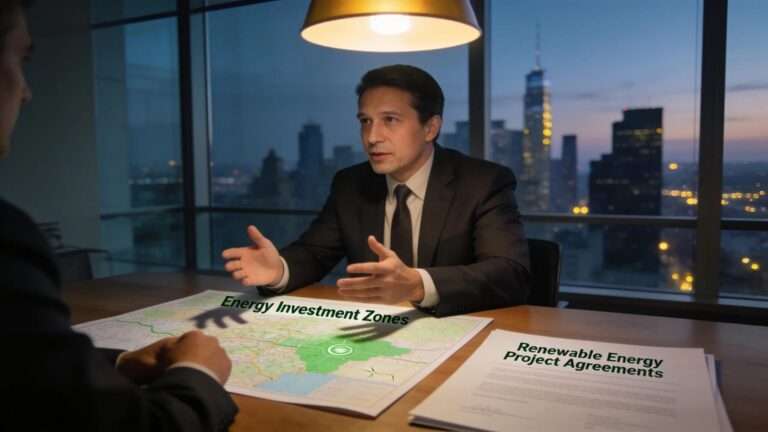 Energy investment lawyer discussing legal remedies for nationalization