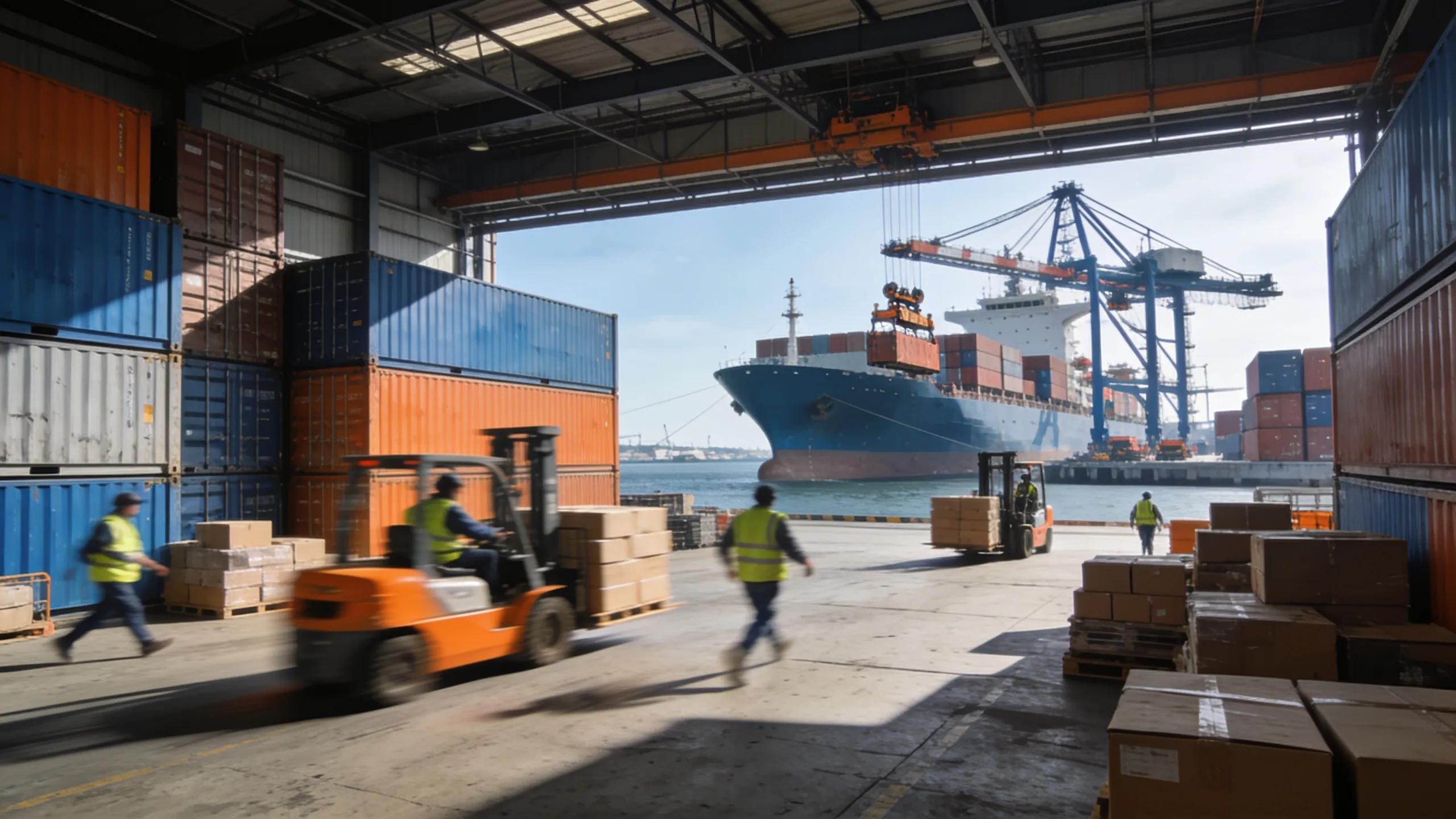 Cargo shipping environment illustrating the complexities of disputing demurrage charges
